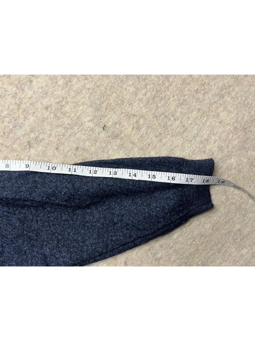 Vintage Pronto Uomo Blue Merino Wool Polo Sweater Solid Lightweight Medium Italy - Picture 9 of 10